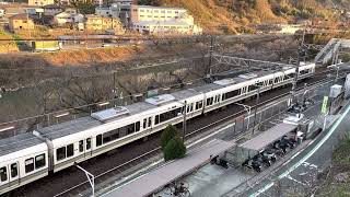 大和路線　JR河内堅上駅電車が走る