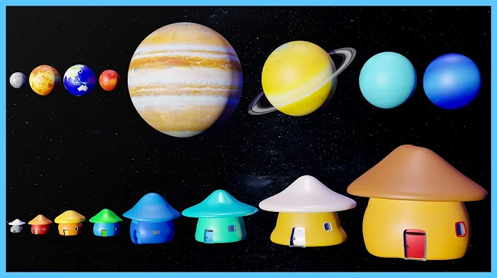 Planet SIZES for BABY | Planet comparison Game | Solar System Comparison for kids | 8 Planets sizes