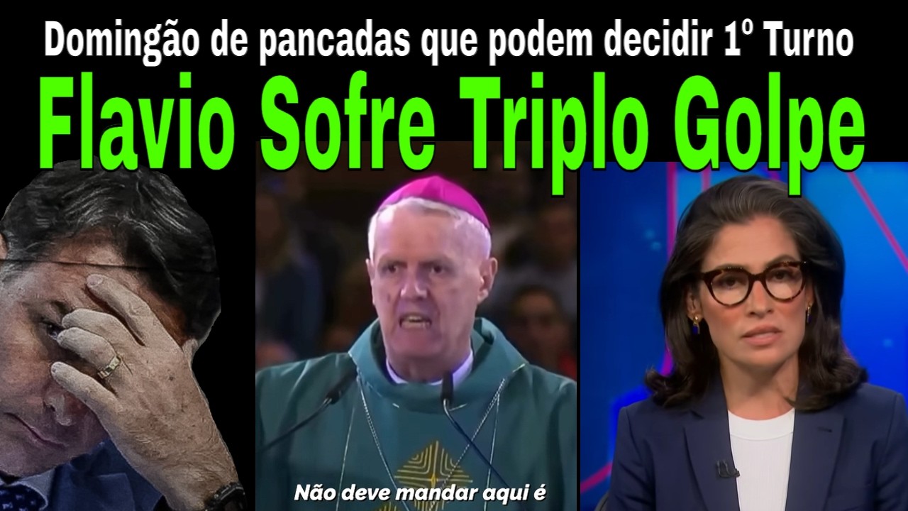 DOMINGÃO DO CASTIGO! FLAVIO: RELIGIOSOS SEGUEM DETONANDO! JORNALÃO: "SÃO PARANÓICOS"! MÍDIA CAPOTA