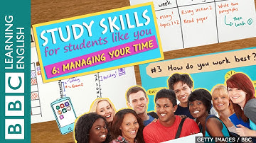 Time management for better learning - Study Skills