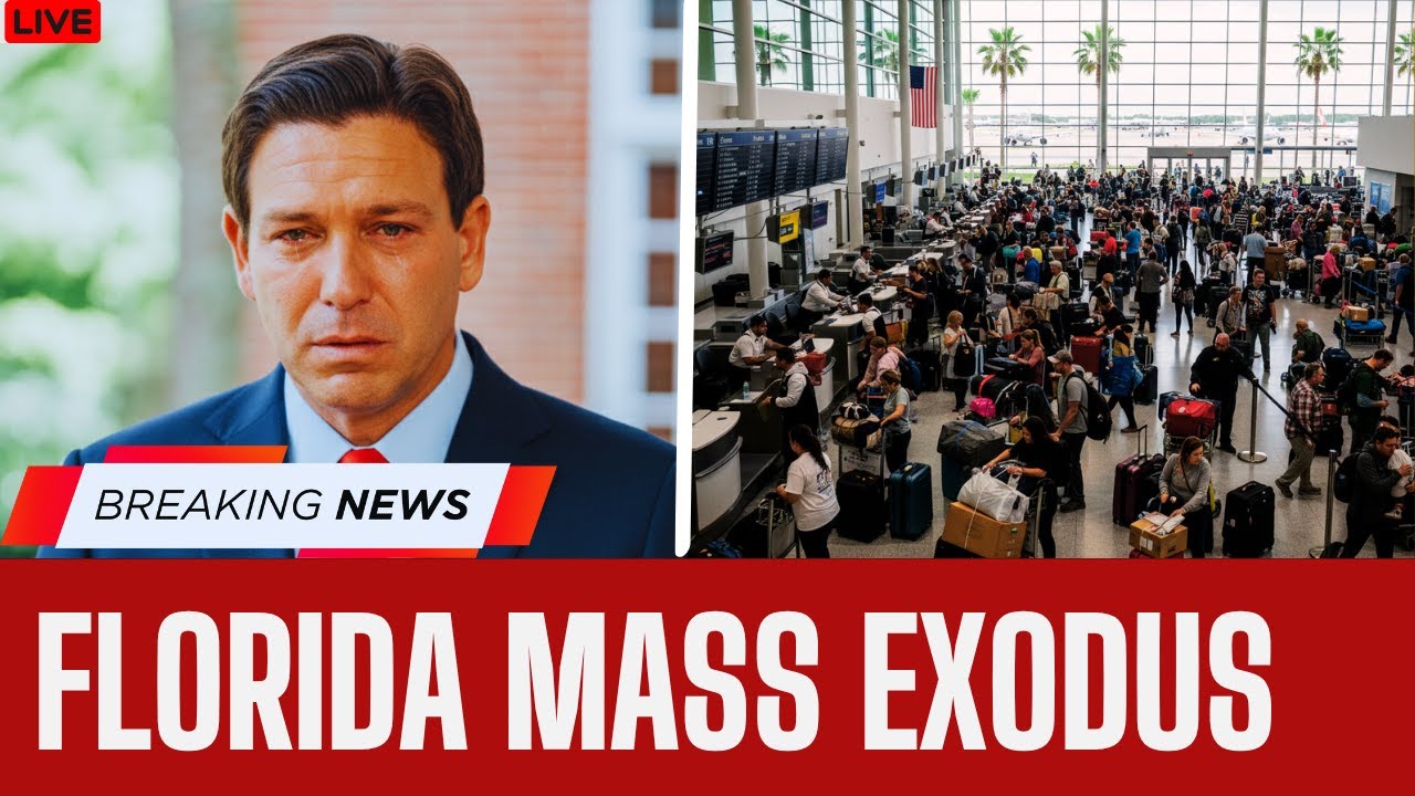 Florida Governor SHOCKED As Quarter of Florida Residents Consider Leaving (NEW SURVEY)!