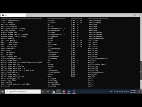 Curso C# | La linea de comandos dotnet - YouTube