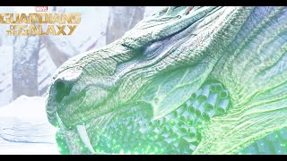 Groot Revives Fin Fang Foom - Marvel's Guardians of the Galaxy Game Cutscene (#GoTG Game)