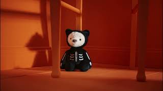 Mr. Bones Teddy Bear - Steiff Halloween Friends Collection