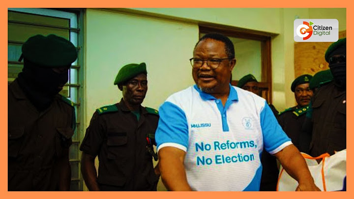 Tanzanian opposition politician Tundu Lissu protests treatment in prison