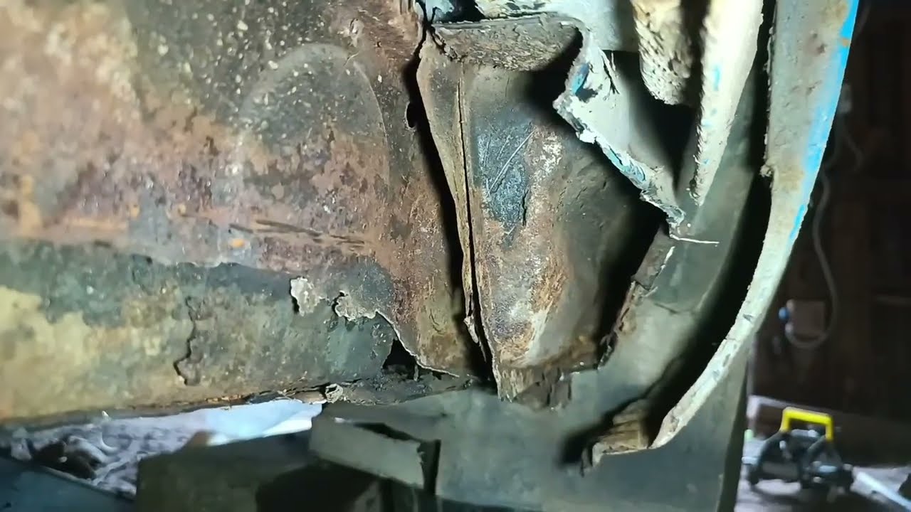 Replacing the right rocker panel on an Oka - YouTube