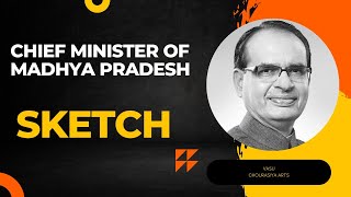 Chief Minister of Madhya Pradesh 😱|| Shivraj Singh Chauhan || Pencil ✏ Drawing🪄#sketch #youtube #art screenshot 5