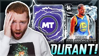 Diamond KEVIN DURANT is OVERPOWERED in MyTeam! Insane PERFECT BUILD Pack OPENING!!