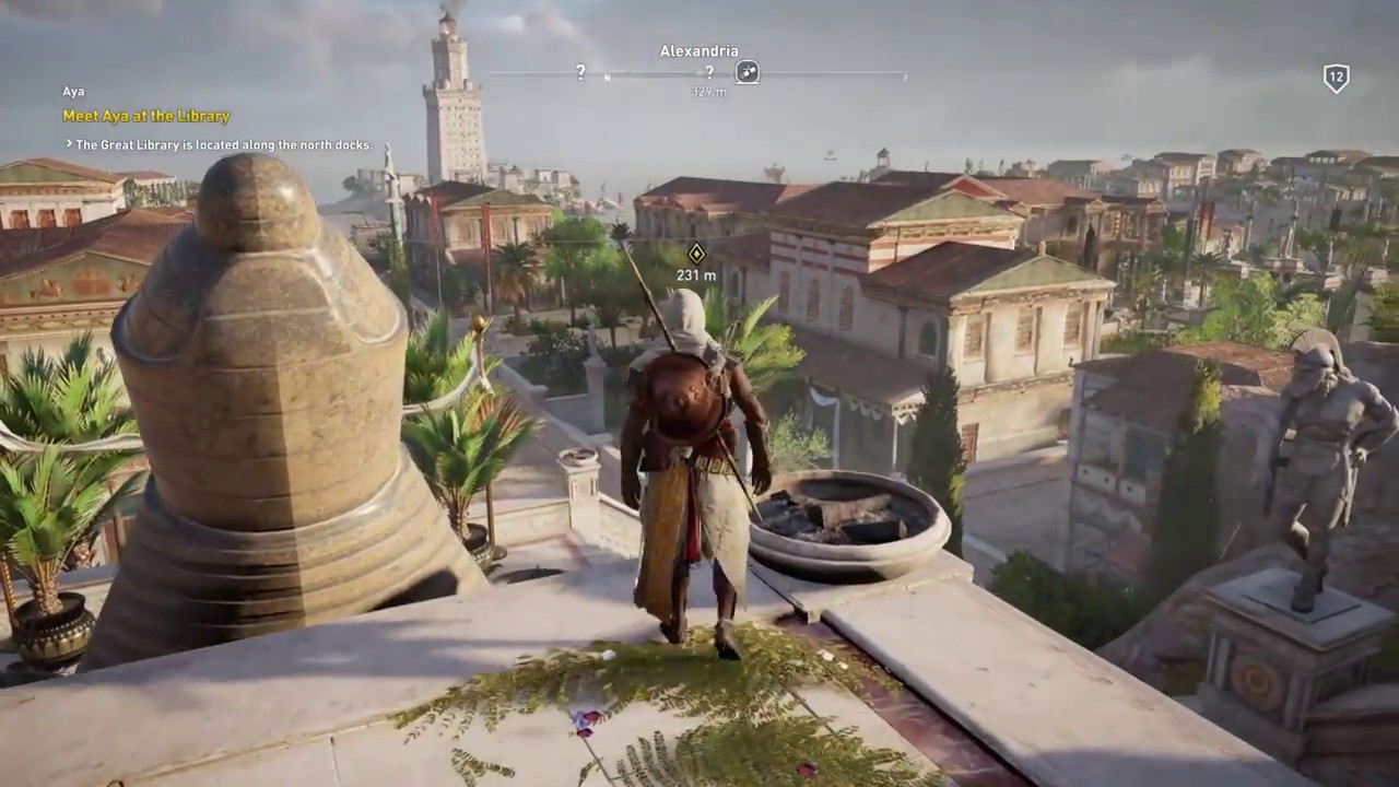 Assassin's Creed Origins: Exploring Alexandria (PS4) - YouTube