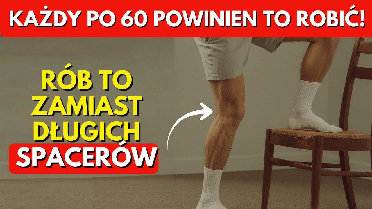 Po 60: przestań tylko chodzić! Te 5 ruchów daje więcej korzyści