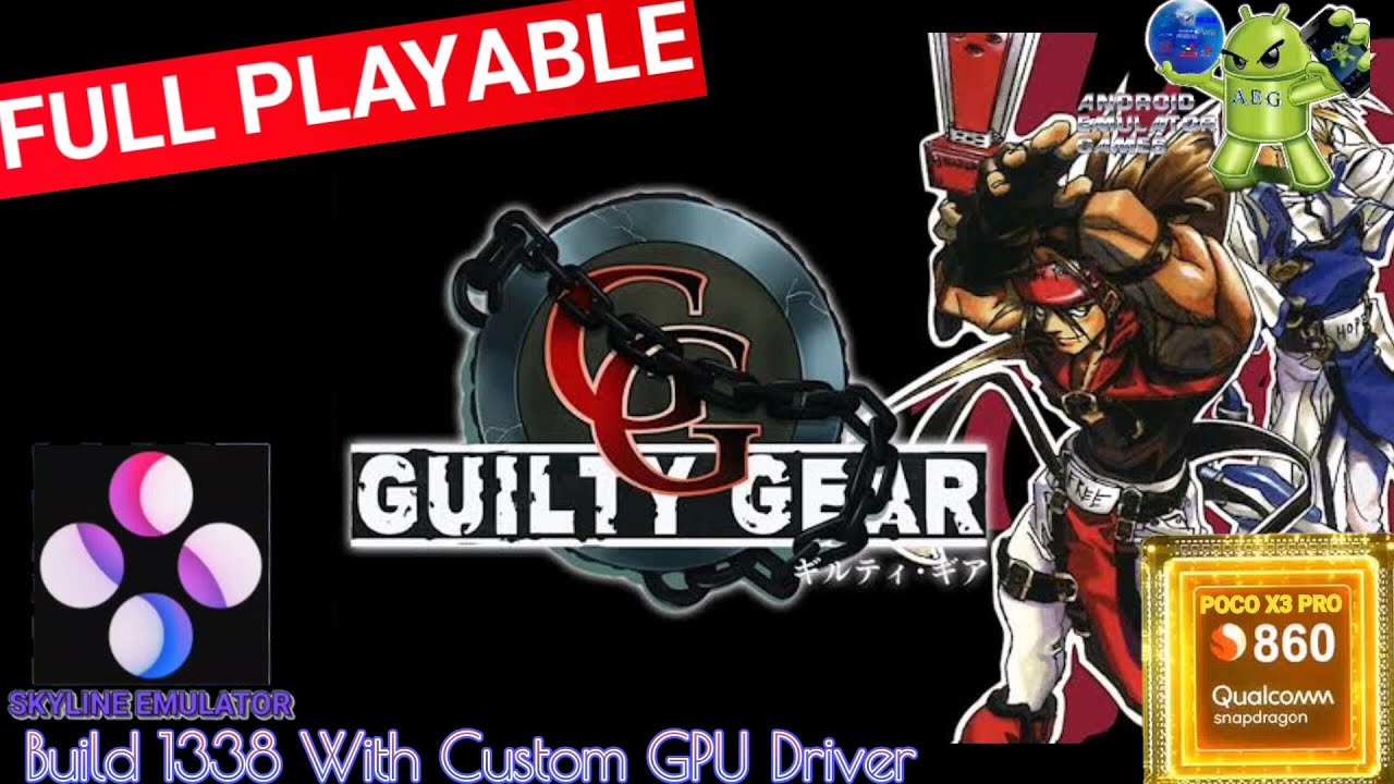 Guilty Gear Skyline Switch Emulator Game Test YouTube
