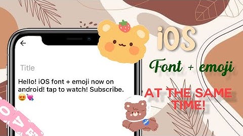 How to apply iOS emoji + font at the same time | updated tutorial ✦