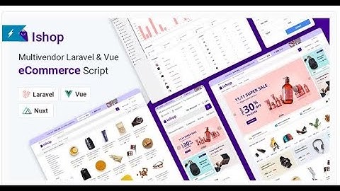 Ishop - Multivendor Laravel & Vue eCommerce CMS