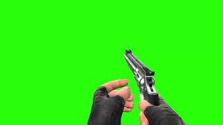 M9K - M29 Satan Revolver In First Person Green Screen