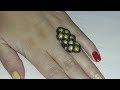 Кольцо из бисера Косичка/Ring from beads Piglet