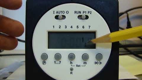 2-channel Timer Programming Instructional Video