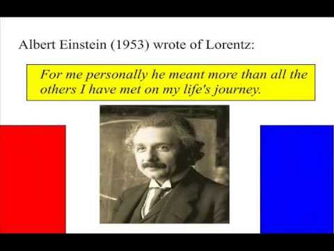 hendrik antoon LORENTZ (1853-1928) biography