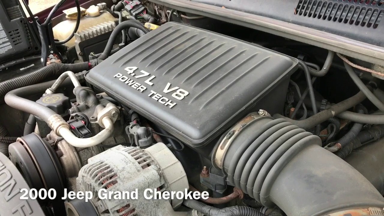 Jeep Grand Cherokee 4.7 V8 (Hear Engine) - Youtube
