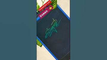 Autograph your name Suman 👧🙏 ||#youtubeshorts #art #video #signature #viral #shots #trending