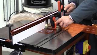 This short video provides an insight into the cutters that I have used for the various mouldings on the pedestal desk. I have been 