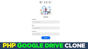 Online drive app with Javascript & PHP #1 | Google cloud clone | Quick programming tutorial