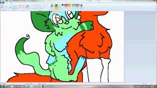 Piggy back ride (Lilac X Ice Speedpaint! 8D)