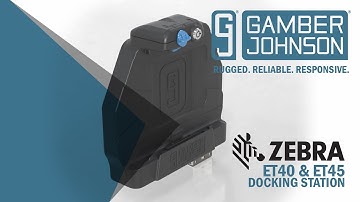 Zebra ET40 and ET45 Dock Release
