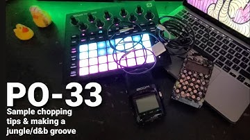 PO - 33 | Sample chopping tips + making a jungle/drum & bass sketch with Pocket Operator KO