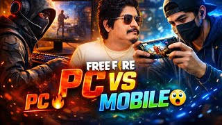 GYAN GAMING REPLAY ON PC VS MOBILE | FREE FIRE #GYANGAMING#UGAAYUSH