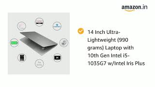 LG Gram 10th Gen Intel Core i5-1035G7 14-inch IPS Full HD (1920X1080) Thin and Light Laptop online