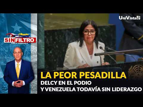 LA PEOR PESADILLA Delcy en el podio y Venezuela todavía sin liderazgo