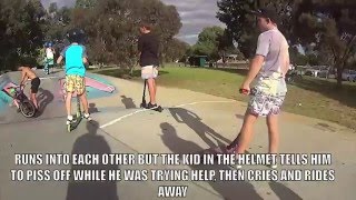 SKATERS VS HATERS - Bmx Kid And Mum Call Cops!?