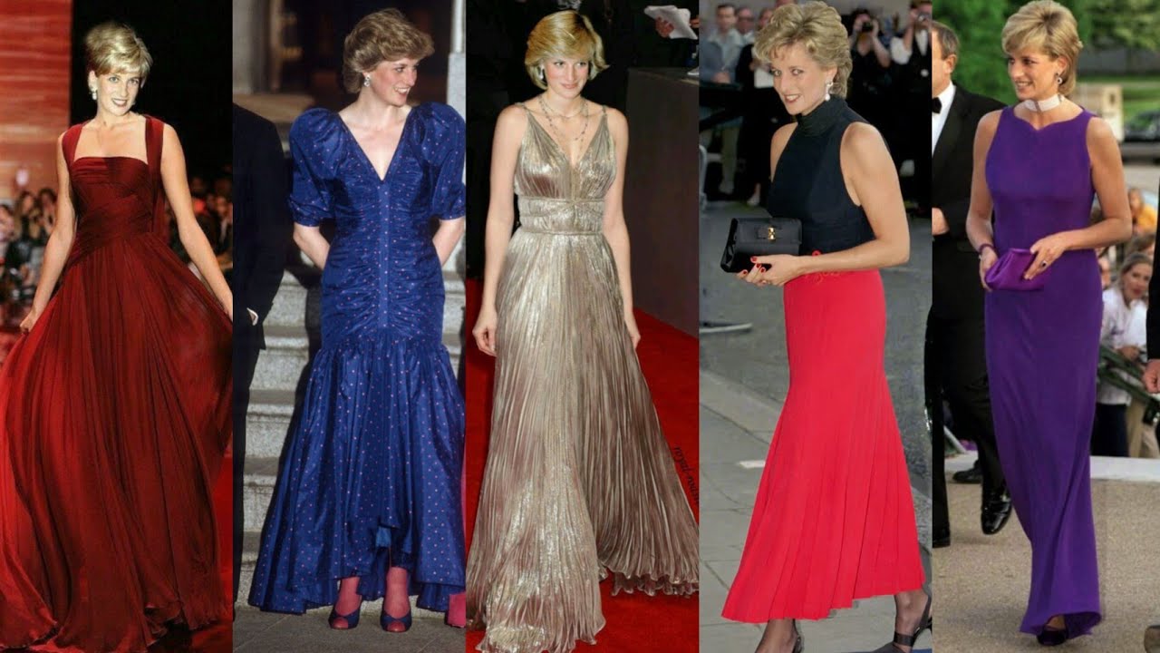 Princess of wales, lady Diana, Most beautiful and graceful princess Diana's dress styles , biography