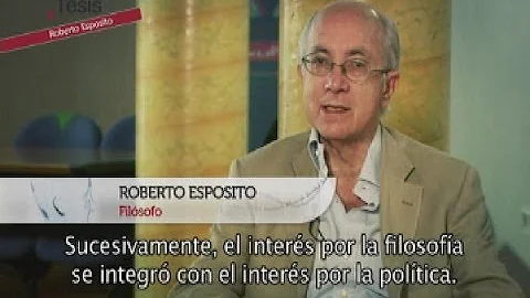 Roberto Esposito. Filosofa de vida.