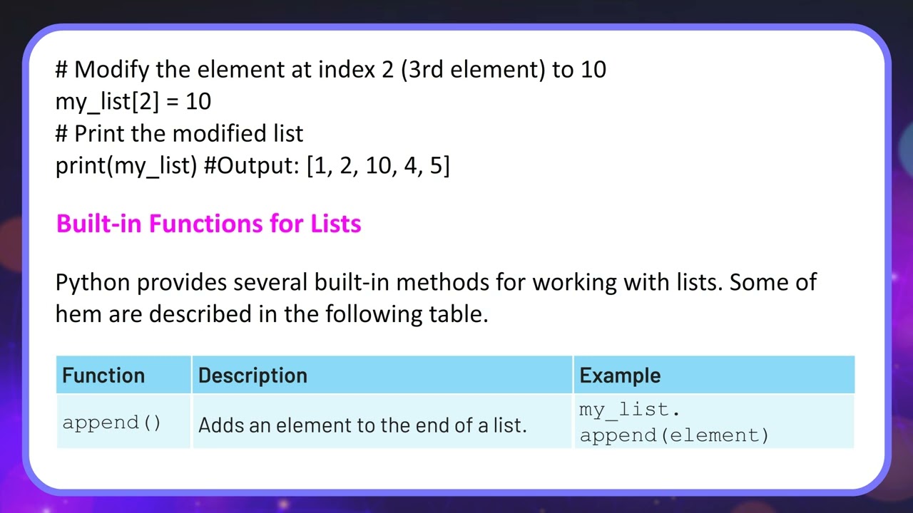 Lists in Python_Computer Book_8_Nik 