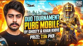 KHAN HIVE OR GHOSTY DUO TOURNAMENT 7.5K PKR PRIZE JOIN AND WIN    #pubgmobile  #fyp screenshot 3
