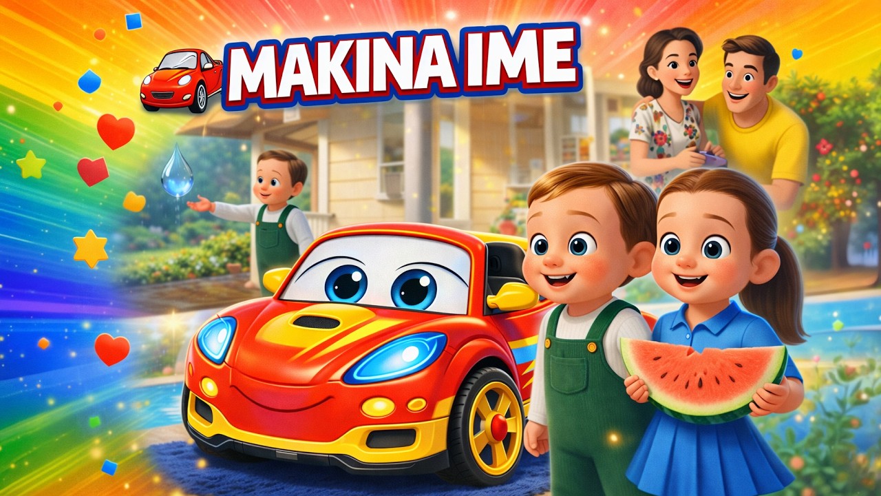 Makina Ime! 🚗 + Erdhi Mami + Ngjyrat | Këngë për Fëmijë në Shqip