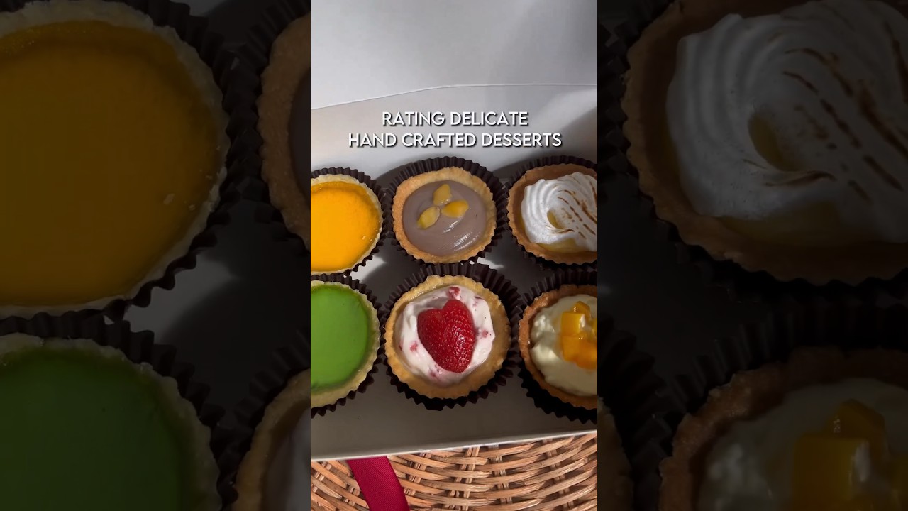 Rating delicate hand crafted desserts🤩😋 YouTube