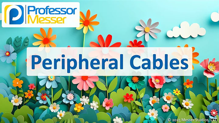 Peripheral Cables - CompTIA A+ 220-1201 - 3.2