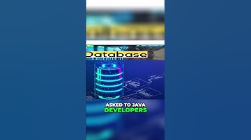 Master the Top 4 Database Interview Questions for Java Developers | #java #shorts #interview