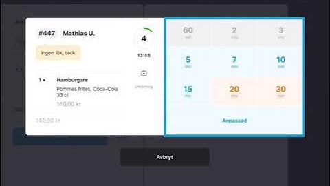 1  Hur du hanterar beställningar i Wolt Merchant App