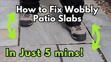 Fix Your Rocking Patio Slabs With This Easy Solution!