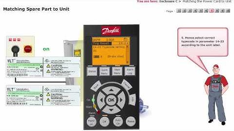 Inverter Danfoss, Lesson 38, FC Automation Drive - Matching power card