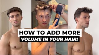 5 HAIR HACKS To Add Volume 💇🏽‍♂️ | Hair Tricks For Men