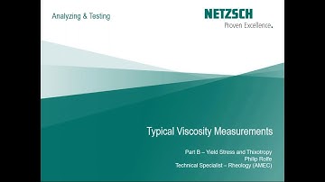 NETZSCH Kinexus Rheometer - Viscosity Measurements