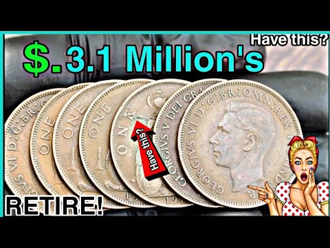 Top 7 ULTRA UK One Penny RARE One Penny Coins Worth A Lot Of Money! Coins Worth MONEY!