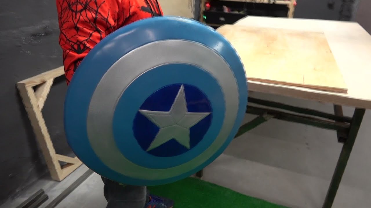 アルミニウムからキャプテンアメリカの盾を鋳造する - YouTube