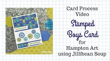 Stamped Boys Card (Hampton Art)