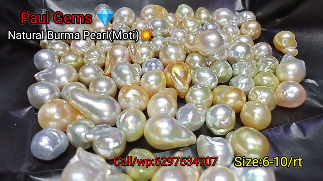 fantastic Quality Natural Burma Pearl🦪||very chip price in stone💥||New Collection Of Natural Pearl||