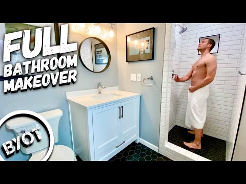 small BATHROOM MAKEOVER // START TO FINISH (Part 3 of 3)